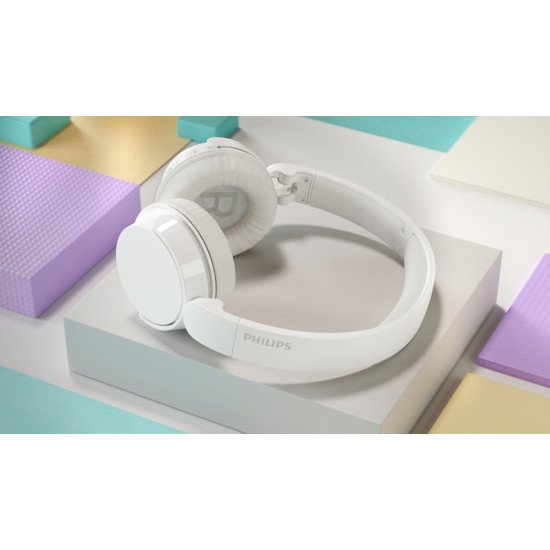 Philips 4000 series TAH4209WT/00 casque Sans fil Arceau Appels/Musique Bluetooth Blanc