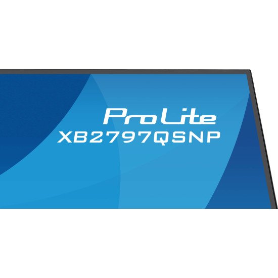 iiyama ProLite XB2797QSNP-B1 écran PC 68,6 cm (27") 2560 x 1440 pixels Quad HD LED Noir