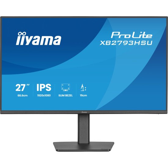 iiyama ProLite XB2793HSU-B1 écran PC 68,6 cm (27") 1920 x 1080 pixels Full HD LED Noir