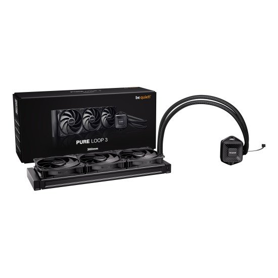 be quiet! PURE LOOP 3 Processeur Refroidisseur de liquide tout-en-un 12 cm Noir 1 pièce(s) be quiet! PURE LOOP 3 Processeur Refroidisseur de liquide tout-en-un 12 cm Noir 1 pièce(s)