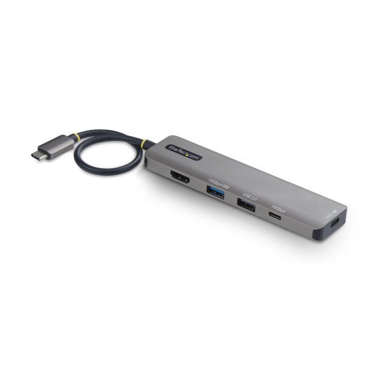 StarTech.com Adaptateur Multiport USB-C vers HDMI avec Charge PD 140W, 4K 60Hz, Hub USB 10 Gbps, Mini Dock Type-C pour MacBook / Dell / Thinkpad / HP
