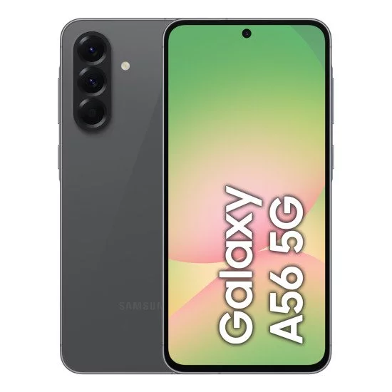 Samsung Galaxy A56 17 cm (6.7") Double SIM Android 15 5G USB Type-C 8 Go 256 Go 5000 mAh Graphite Samsung Galaxy A56 17 cm (6.7") Double SIM Android 15 5G USB Type-C 8 Go 256 Go 5000 mAh Graphite