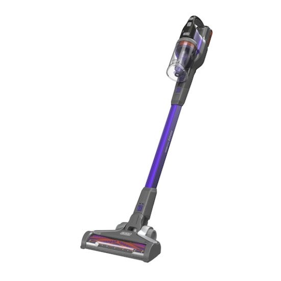 Black & Decker BDPSE1815P-QW aspirateur balai et balai électrique Aspirateur-balai 2 en 1 Batterie Sec Sans sac 0,65 L Violet 1,5 Ah