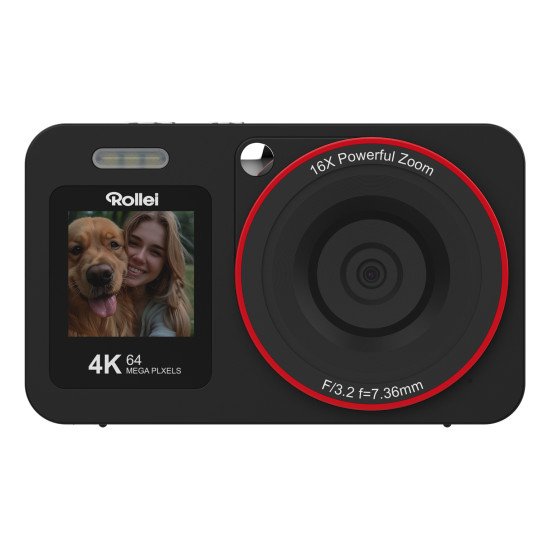 Rollei Compactline 12030 compact camera 1/3.2" Appareil-photo compact 64 MP 9248 x 6936 pixels Noir