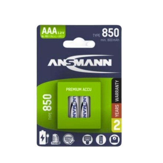 Ansmann 1311-0024 pile domestique Batterie rechargeable AAA Hybrides nickel-métal (NiMH)