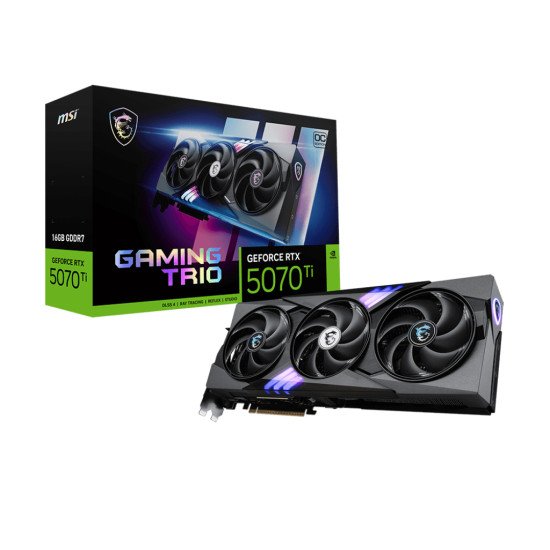 MSI GeForce RTX 5070 Ti 16G GAMING TRIO OC PLUS NVIDIA 16 Go GDDR7 MSI GeForce RTX 5070 Ti 16G GAMING TRIO OC PLUS NVIDIA 16 Go GDDR7