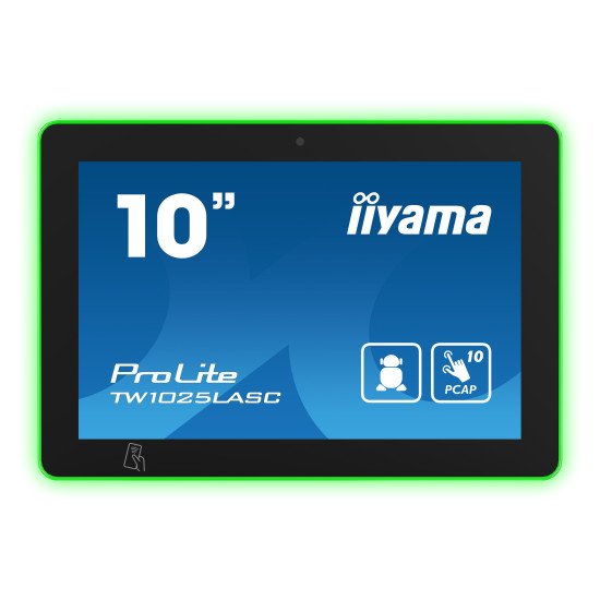 iiyama TW1025LASC-B1PNR écran PC 25,6 cm (10.1") 1280 x 800 pixels LED Écran tactile