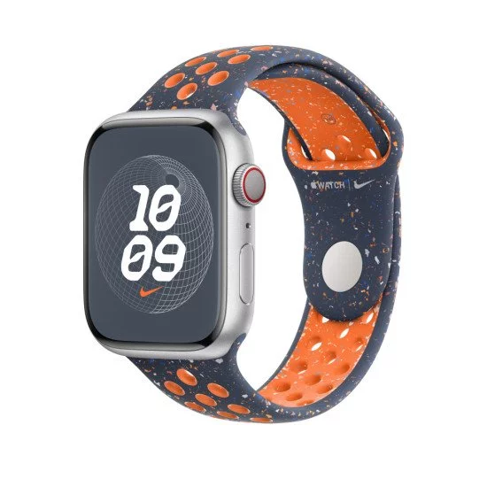 Apple MUV93ZM/A accessoire intelligent à porter sur soi Bande Bleu Aluminium, Fluoroélastomère Apple MUV93ZM/A accessoire intelligent à porter sur soi Bande Bleu Aluminium, Fluoroélastomère