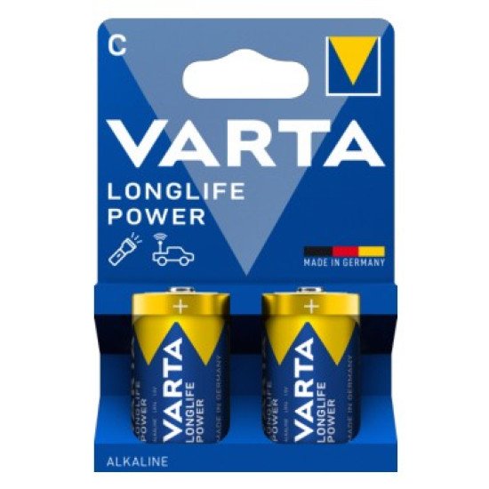 Varta 04914 121 422 pile domestique LR14 Alcaline Varta 04914 121 422 pile domestique LR14 Alcaline