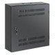 Intellinet Coffret mural 19" extra-plat avec rails 4U horizontaux et 2U verticaux, profondeur 170 mm, idéal AV/multimédia/surveillance, assemblé, noir RAL 7021