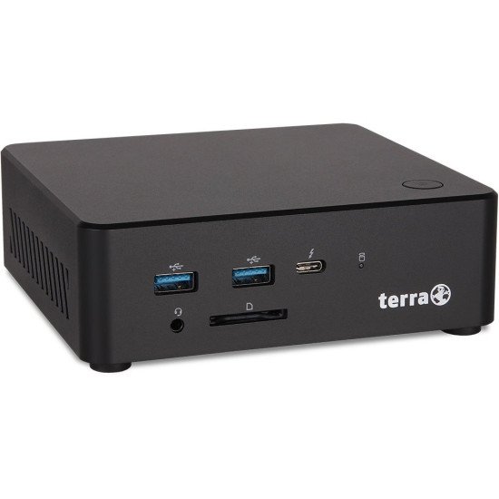 TERRA 1000098 PC/poste de travail Intel® Core™ i3 i3-1315U 16 Go DDR5-SDRAM 500 Go SSD Windows 11 Pro Education Micro PC Noir