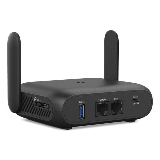 TP-Link BE3600 Wi-Fi 7 routeur sans fil 2.5 Gigabit Ethernet Bi-bande (2,4 GHz / 5 GHz) Noir