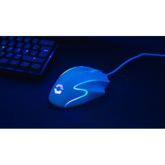 SPEEDLINK SL-680024-WT souris Gaming Droitier USB Type-A Optique 12800 DPI