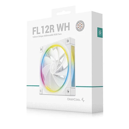DeepCool FL12R Boitier PC Ventilateur 12 cm Blanc 1 pièce(s) DeepCool FL12R Boitier PC Ventilateur 12 cm Blanc 1 pièce(s)