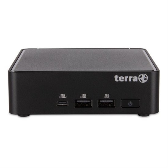 TERRA PC-Micro 5000 SILENT GREENLINE Intel Core 3 100U 8 Go DDR5-SDRAM 500 Go SSD Windows 11 Pro Micro PC Mini PC Noir