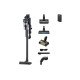 Samsung VS20C8524TB Aspirateur-balai 2 en 1 Batterie Sec Filtre allergène, UltraFine Sans sac 510 W Noir, Bleu