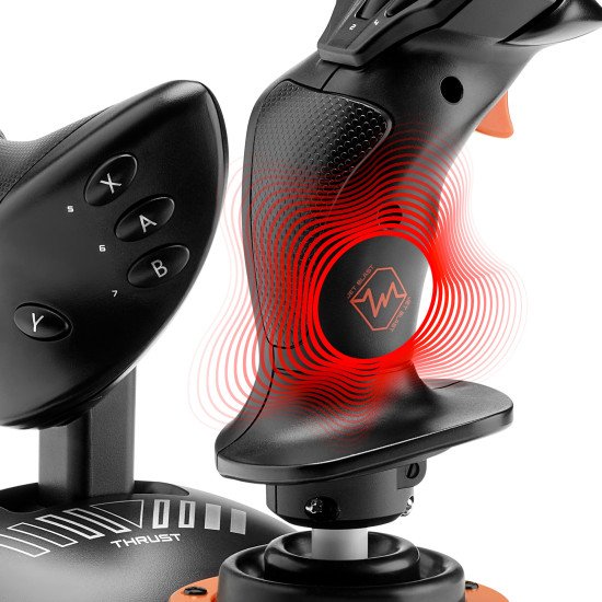 Thrustmaster T.Flight HOTAS NEO-X Ace Combat 8 Wings of Theve Edition Noir, Orange USB simulation de vol Analogique/Numérique PC, Xbox One, Xbox Series S, Xbox Series X