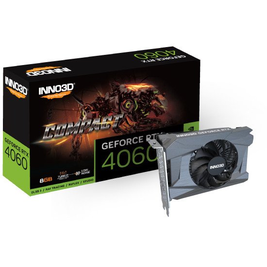 Inno3D GeForce RTX 4060 Compact NVIDIA 8 Go GDDR6