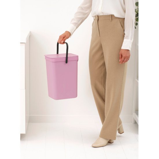 Brabantia Sort & Go 12 L Rectangulaire Plastique recyclé Rose