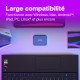Crucial X10 2 To USB Type-C USB 3.2 Gen 2x2 Bleu Crucial X10 2 To USB Type-C USB 3.2 Gen 2x2 Bleu