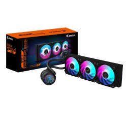 GIGABYTE AORUS WATERFORCE II 360 AIO Refroidisseur liquide pour processeur - 3x ventilateurs ARGB de 120 mm, mécanisme d'emboîtement, DAISY-CHAIN, compatible avec Intel LGA 1851 et AMD AM5 GIGABYTE AORUS WATERFORCE II 360 AIO Refroidisseur liquide pour processeur - 3x ventilateurs ARGB de 120 mm, mécanisme d'emboîtement, DAISY-CHAIN, compatible avec Intel LGA 1851 et AMD AM5