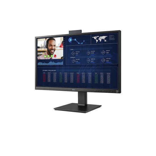 LG 27CQ651W-BP Intel® Pentium® N6005 68,6 cm (27") 1920 x 1080 pixels PC All-in-One 4 Go DDR4-SDRAM 256 Go SSD Windows 10 IoT Enterprise Wi-Fi 6 (802.11ax) Noir