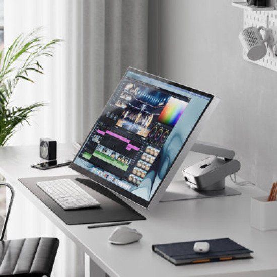 ALOGIC 32A4KPDTMSLV écran PC 81,3 cm (32") 3840 x 2160 pixels 4K Ultra HD LED Écran tactile Multi-utilisateur Argent