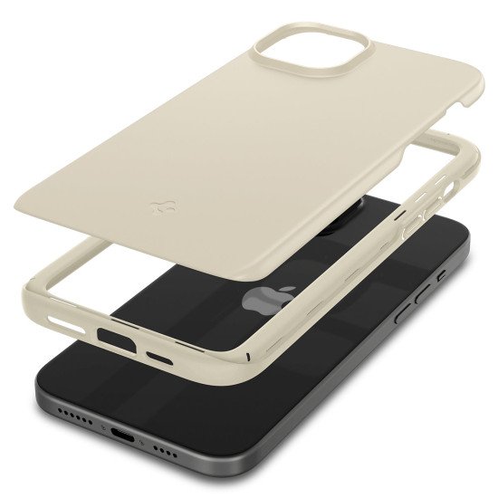 Spigen Thin Fit coque de protection pour téléphones portables 17 cm (6.7") Housse Beige