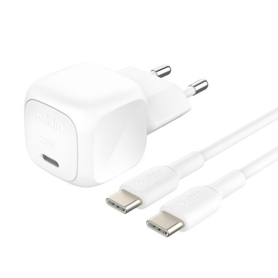 Belkin WCA009KQ1MWH-B6 chargeur d'appareils mobiles Universel Blanc Secteur Charge rapide Intérieure Belkin WCA009KQ1MWH-B6 chargeur d'appareils mobiles Universel Blanc Secteur Charge rapide Intérieure