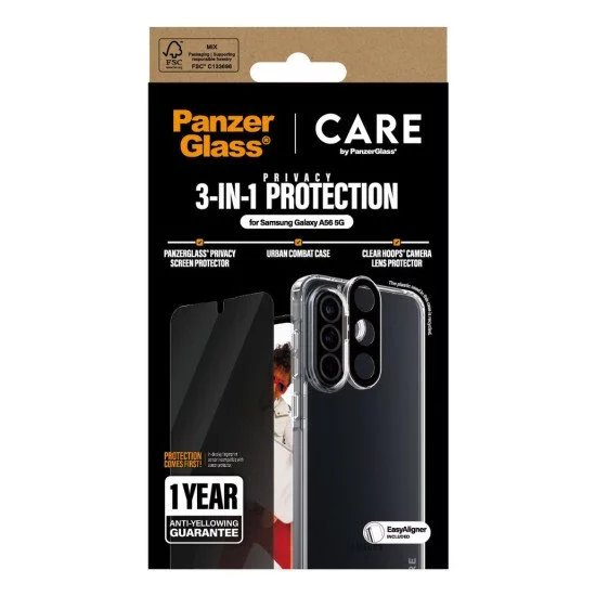 PanzerGlass CRRCHPUG38380 coque de protection pour téléphones portables 17 cm (6.7") Transparent