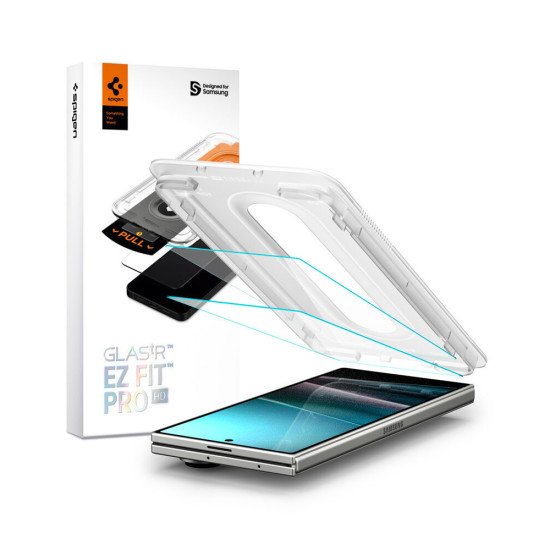 Spigen GLAS.tR EZ Fit Pro HD Protection d'écran transparent Samsung 2 pièce(s) Spigen GLAS.tR EZ Fit Pro HD Protection d'écran transparent Samsung 2 pièce(s)