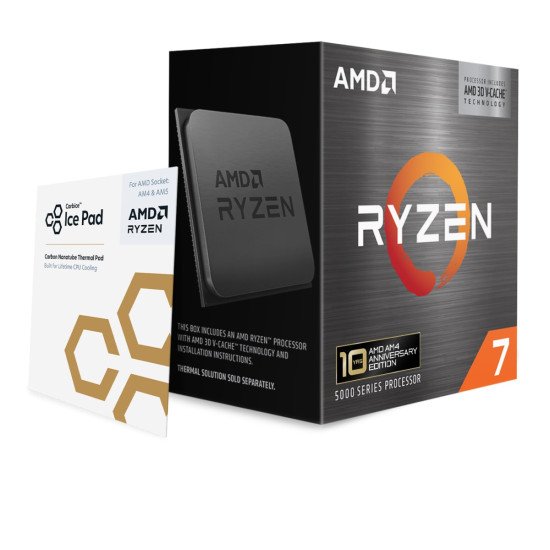 AMD Ryzen 7 5800X3D processeur 3,4 GHz 96 Mo L3 Boîte