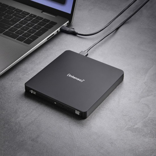 Intenso EOD 400D Slim lecteur de disques optiques DVD Super Multi DL Noir