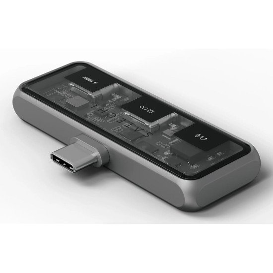 Satechi ST-HXRAJM station d'accueil USB 3.2 Gen 2 (3.1 Gen 2) Type-C Gris