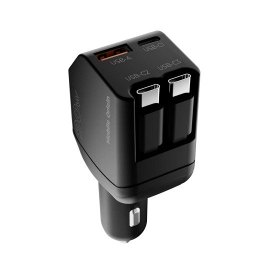 Mobile Origin MO-90CCH-CA22 chargeur d'appareils mobiles Universel Noir Allume-cigare Charge rapide Auto