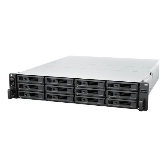 Synology RackStation RS2423RP+II NAS Rack (2 U) AMD Ryzen V1780B 8 Go DDR4 0 To DiskStation Manager Noir