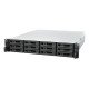 Synology RackStation RS2423RP+II NAS Rack (2 U) AMD Ryzen V1780B 8 Go DDR4 0 To DiskStation Manager Noir