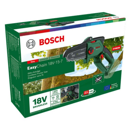 Bosch EasyChain 18V-15-7 Noir, Vert