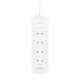 Belkin Connect Blanc 8 sortie(s) CA 2 m