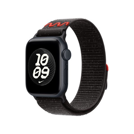 Apple Nike Sport Loop Bande Noir Nylon, Polyester recyclé, Spandex Apple Nike Sport Loop Bande Noir Nylon, Polyester recyclé, Spandex