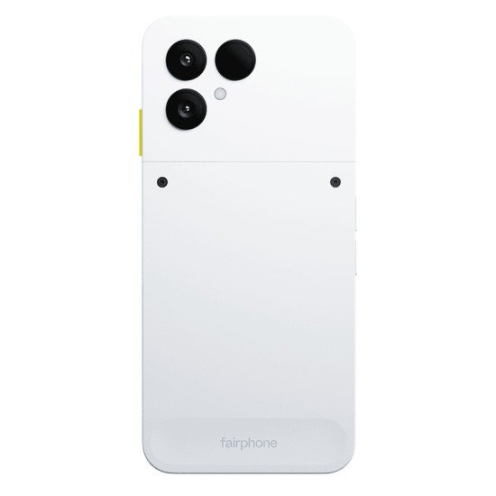Fairphone The (Gen 6) 16 cm (6.31") Double SIM Android 15 5G USB Type-C 8 Go 256 Go 4415 mAh Blanc