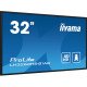 iiyama PROLITE Carte A numérique 80 cm (31.5") LED Wifi 500 cd/m² Full HD Noir Intégré dans le processeur Android 11 24/7