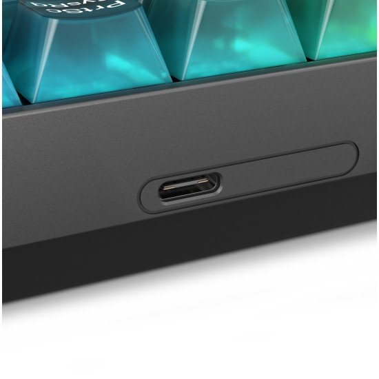 Lenovo Legion K510 Mini Pro clavier Gaming USB Anglais américain Noir, Transparent