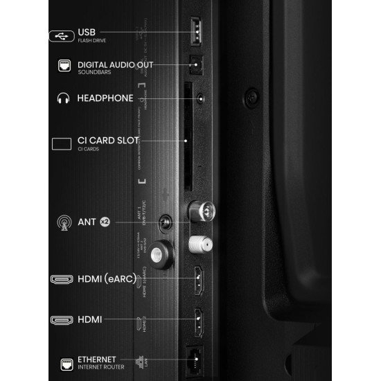 Hisense 32A4Q 81,3 cm (32") HD Smart TV Wifi Noir