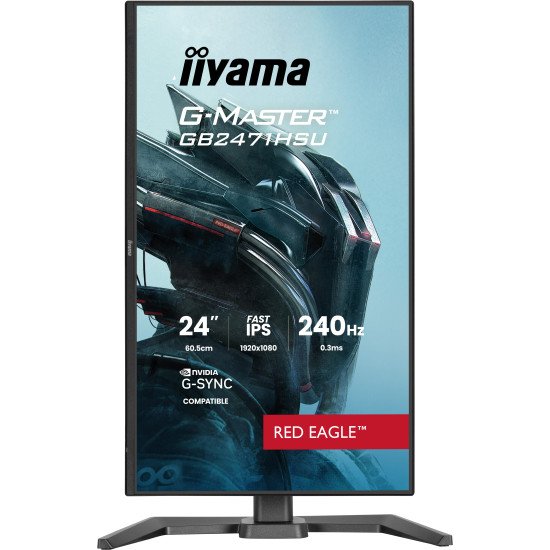 iiyama G-MASTER GB2471HSU-B1 écran PC 60,5 cm (23.8") 1920 x 1080 pixels Full HD Noir