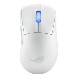ASUS ROG Keris II Ace Wireless AimPoint White souris Jouer Droitier RF Wireless + Bluetooth + USB Type-A Optique 42000 DPI