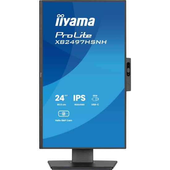 iiyama ProLite XB2497HSNH-B1 24IN IPS LCD 4MS 1920X1080 350CD/M2 HDMI/DP/USB 2 écran PC 60,5 cm (23.8") 1920 x 1080 pixels Full HD Noir