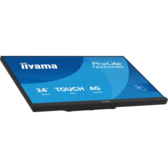 iiyama ProLite T2454MSC-B3AG écran PC 60,5 cm (23.8") 1920 x 1080 pixels Full HD LED Écran tactile Multi-utilisateur Noir iiyama ProLite T2454MSC-B3AG écran PC 60,5 cm (23.8") 1920 x 1080 pixels Full HD LED Écran tactile Multi-utilisateur Noir