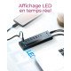 ICY BOX Hub 9-en-1 avec Power Delivery et connexion hôte Type-C/Type-A