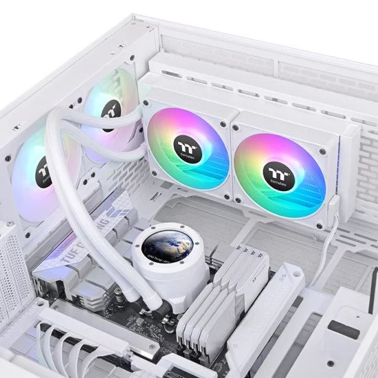 Thermaltake TH240 V2 Ultra EX ARGB Processeur Refroidisseur de liquide tout-en-un 12 cm Blanc 1 pièce(s) Thermaltake TH240 V2 Ultra EX ARGB Processeur Refroidisseur de liquide tout-en-un 12 cm Blanc 1 pièce(s)